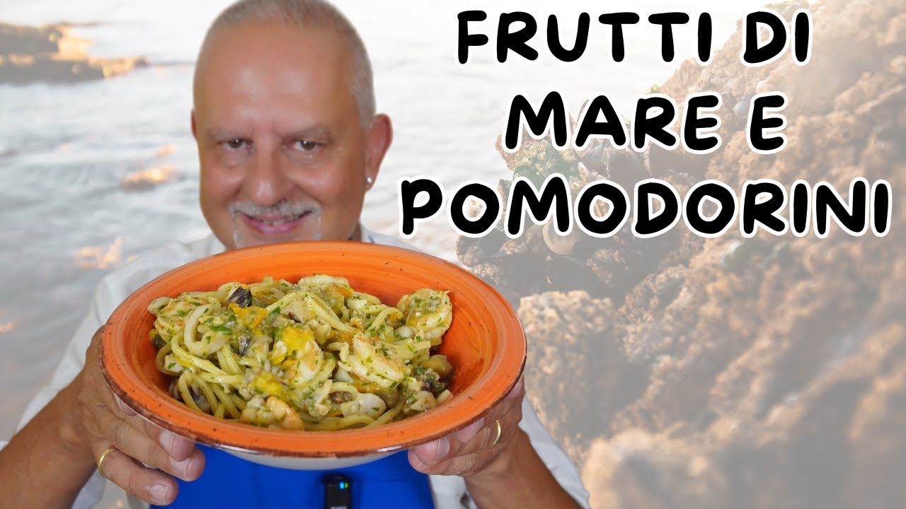 Pasta con Frutti di Mare, Pomodorini Gialli e Olive Taggiasche - Il primo piatto perfetto