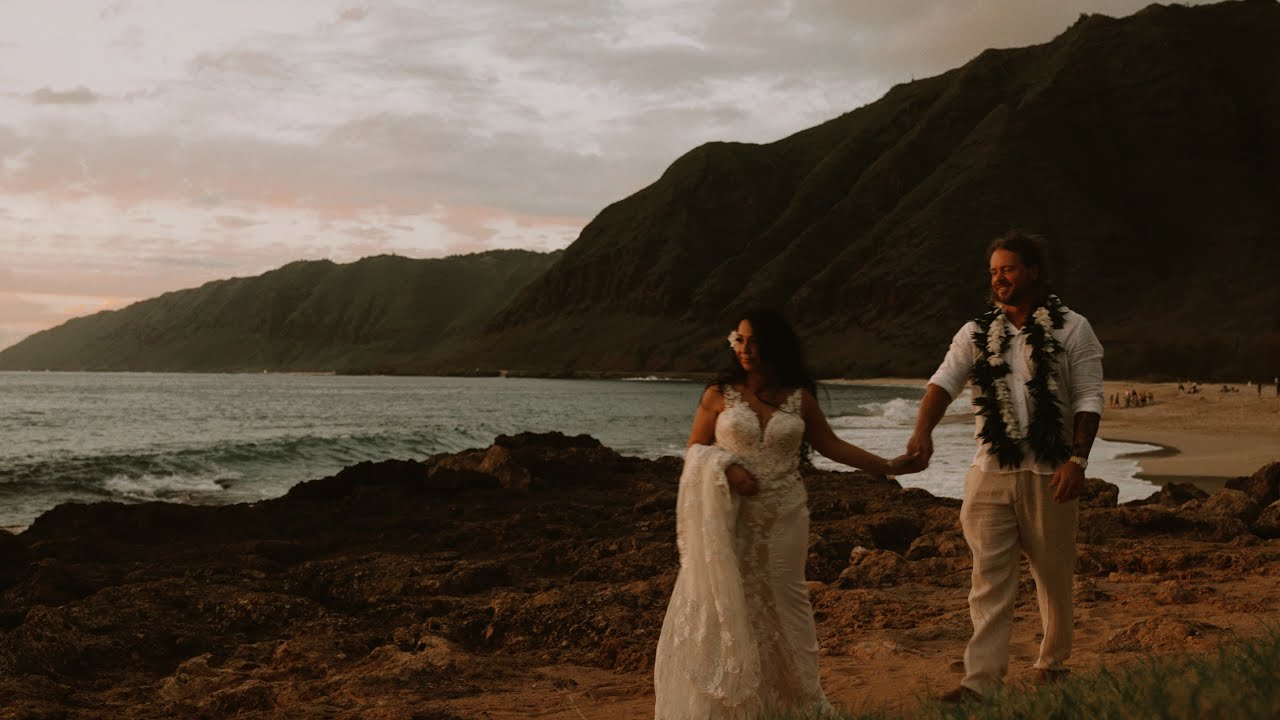 jessica & zach hawai'i wedding