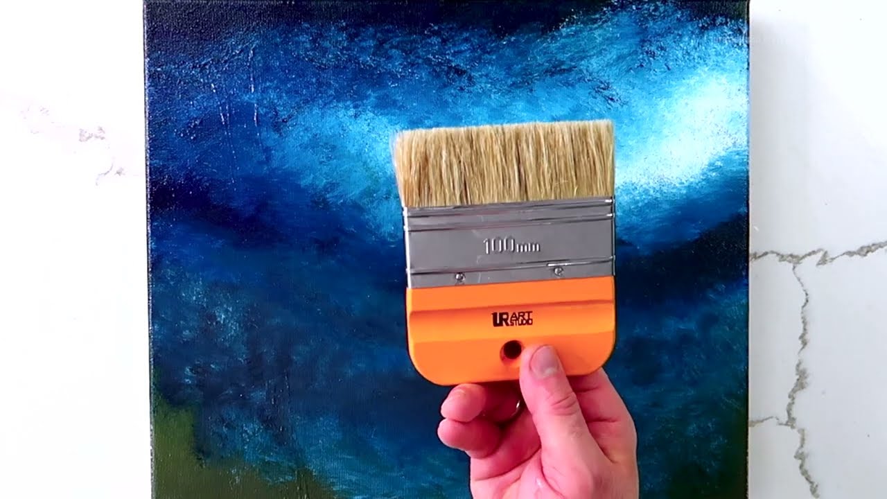 How to paint Ship on the Mountain | Acrylics | Landscape Painting | Oval Brush Art #painting