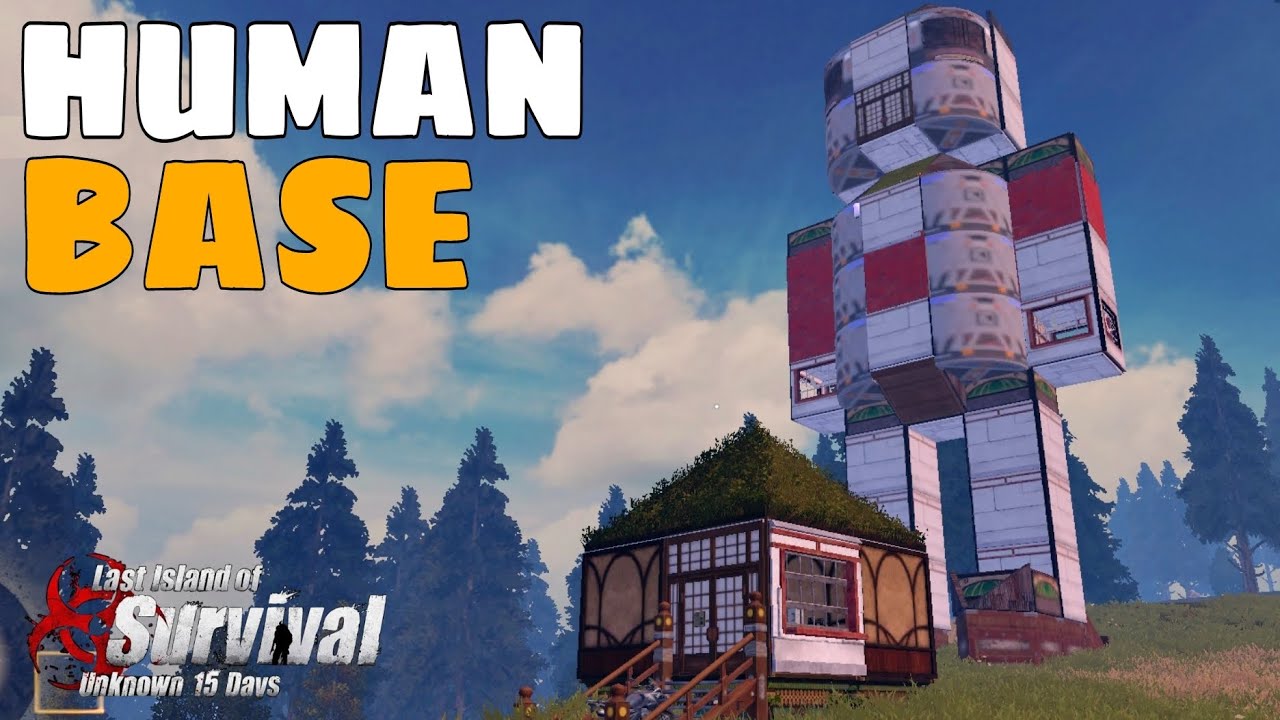 I built a Giant Human base in Last Island of Survival