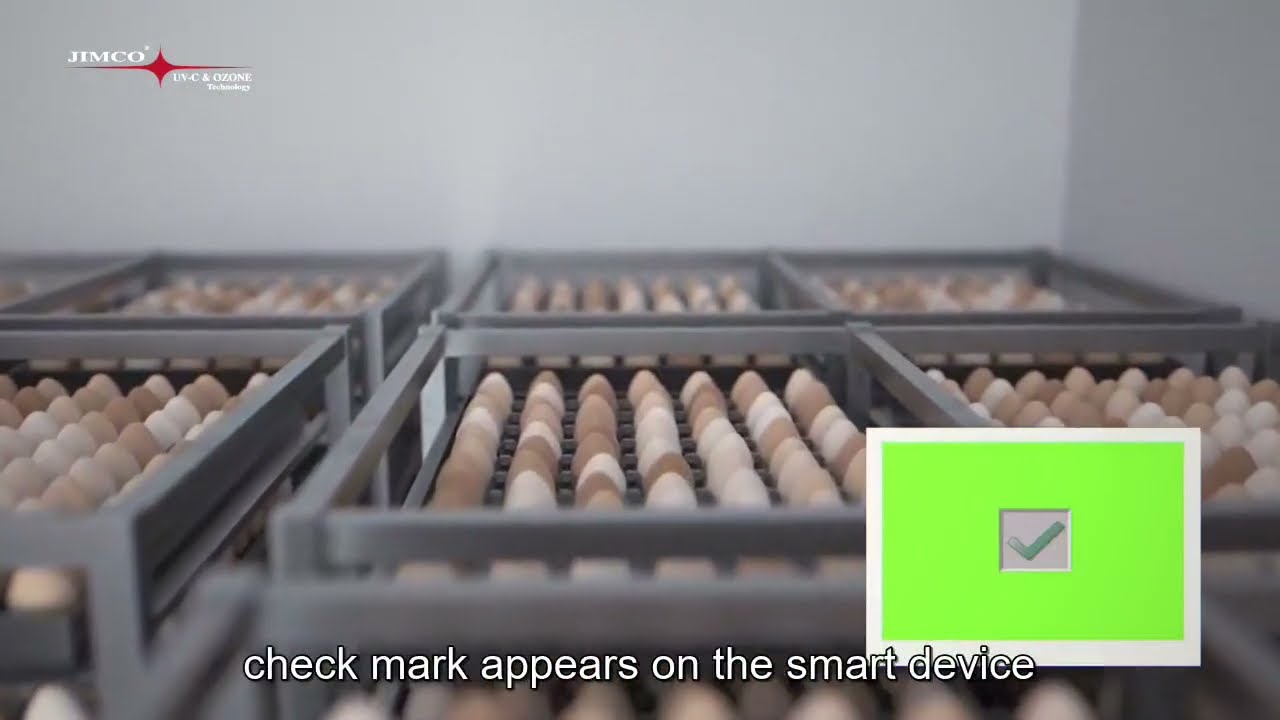 Egg Disinfection with FLO-D Mini Mark 2 - Effective with UV-C and Ozone!