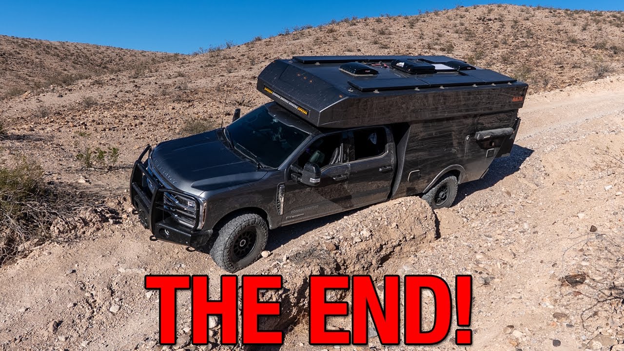 The End - We found the limits of our full size truck camper