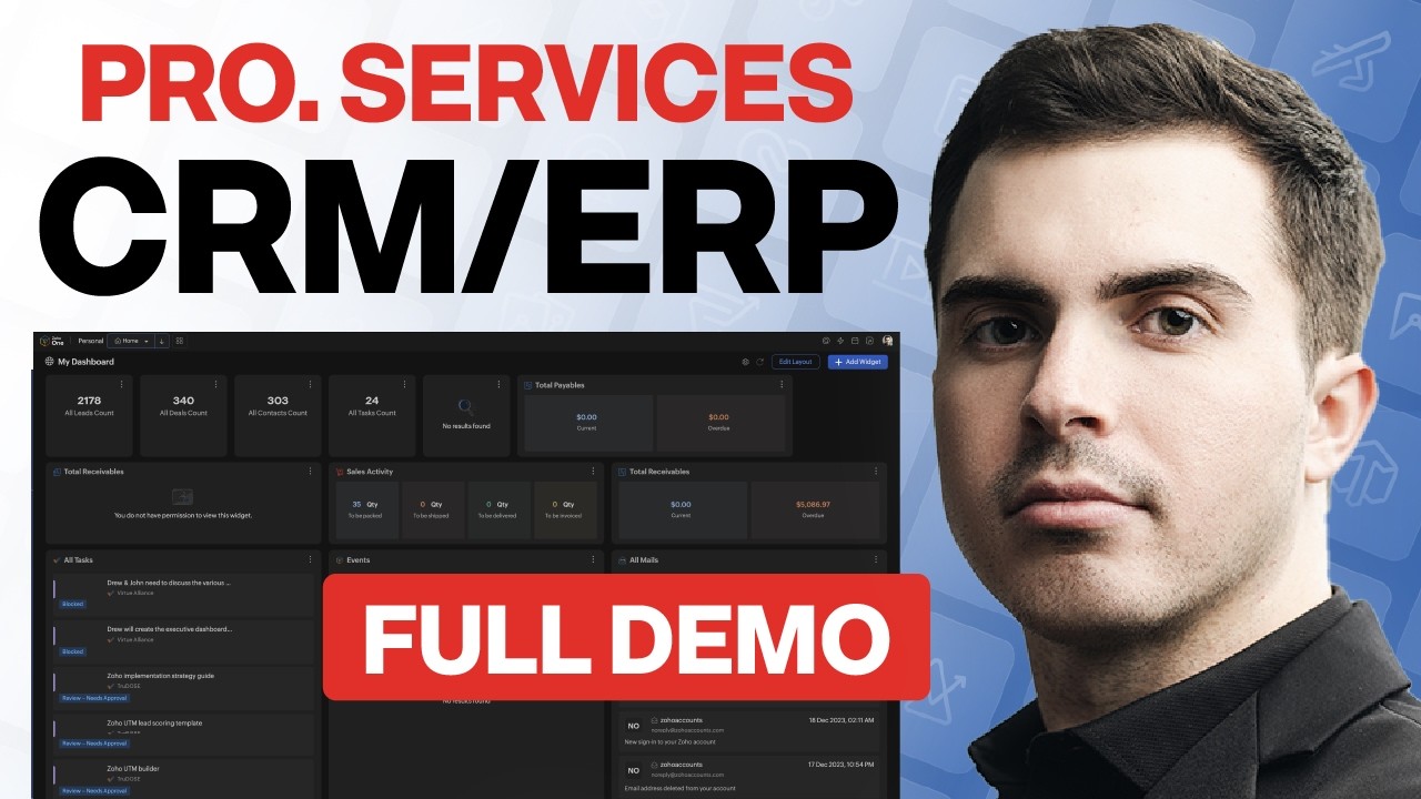 Полная демонстрационная версия CRM и ERP для компаний, предоставляющих профессиональные услуги (к...