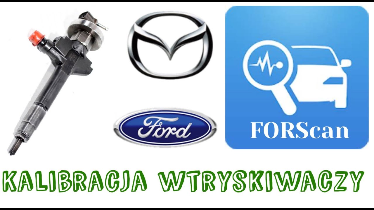 Kalibracja wtryskiwaczy FORScan + ELM 327 Mazda 6 2.2 Diesel (150KM) 2014 Skyactiv GJ SH Denso Ford