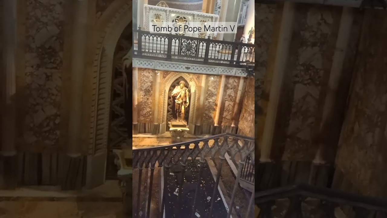Tomb of Pope Martin V (Lateran Major Basilica) #2023 #rome #lateran #kutkj #july_2023