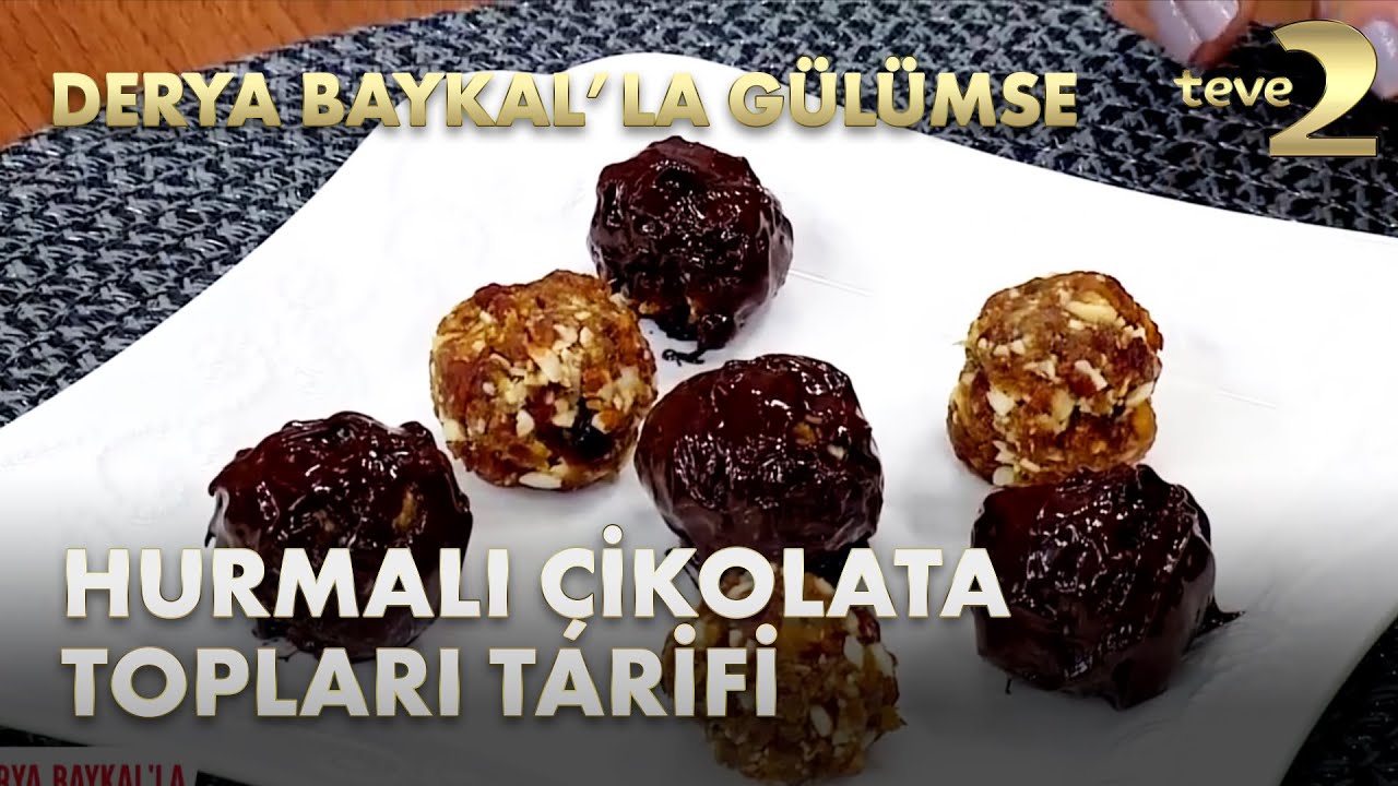 Derya Baykal'la Gülümse: Hurmalı Çikolata Topları Tarifi