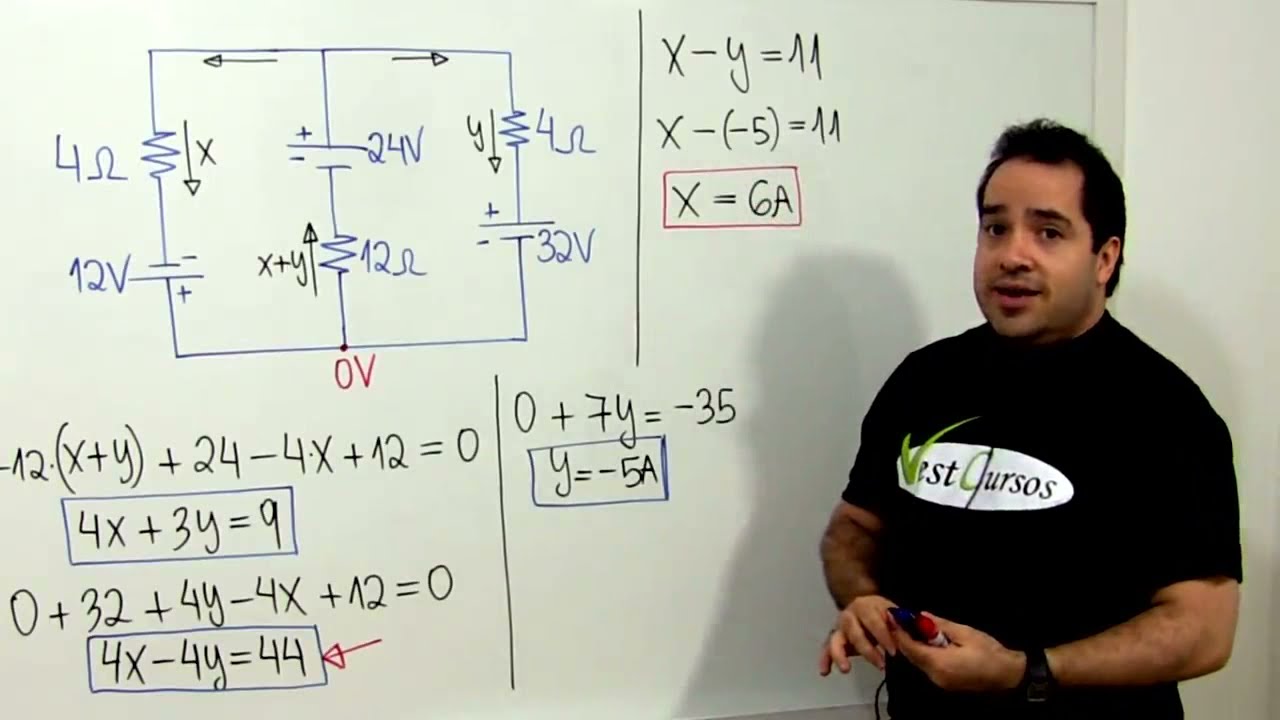 Questao110 A - [Circuitos Elétricos para IME ITA parte 2]   - Renato Brito