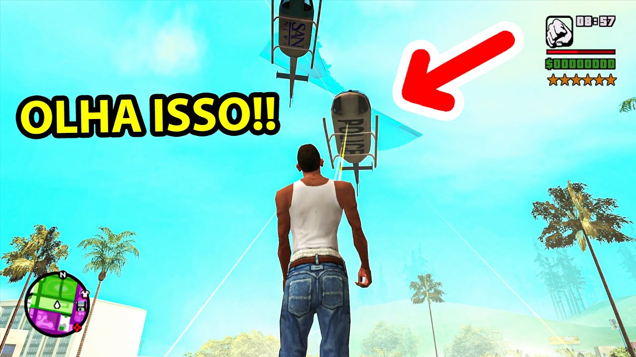 VOCÊ MORRERIA SEM SABER DISSO NO GTA SA, esse jogo é INFINITO