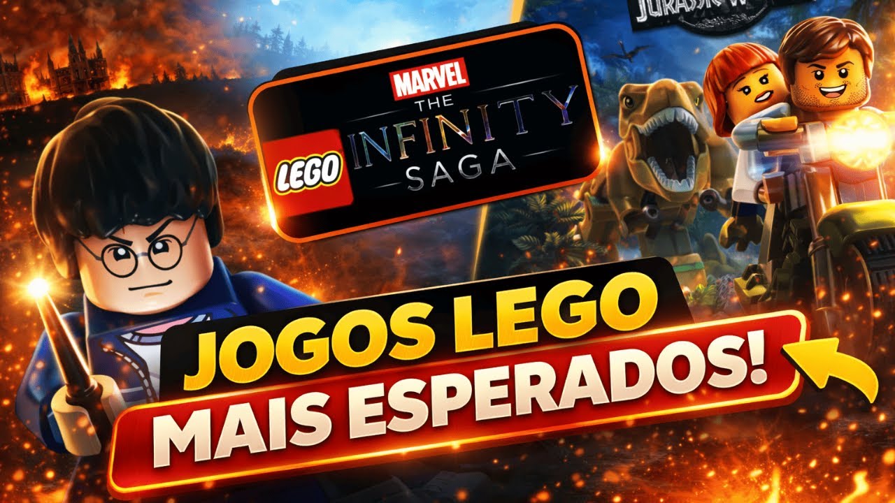 Os Jogos LEGO Mais ESPERADOS Pelos FÃS! (Lista Atualizada)