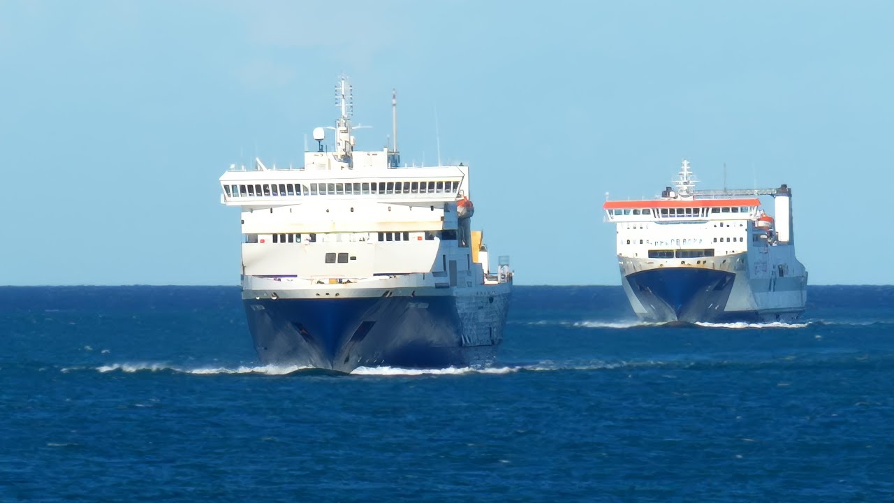 Viewed all 5 Cook Strait ferries on our crossing