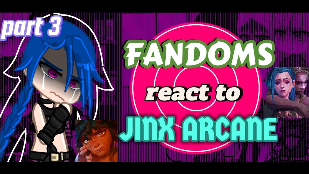 Реакция фанатов на Jinx Arcane (3/3) | (3/?) total drama, mha, adventure time, su...