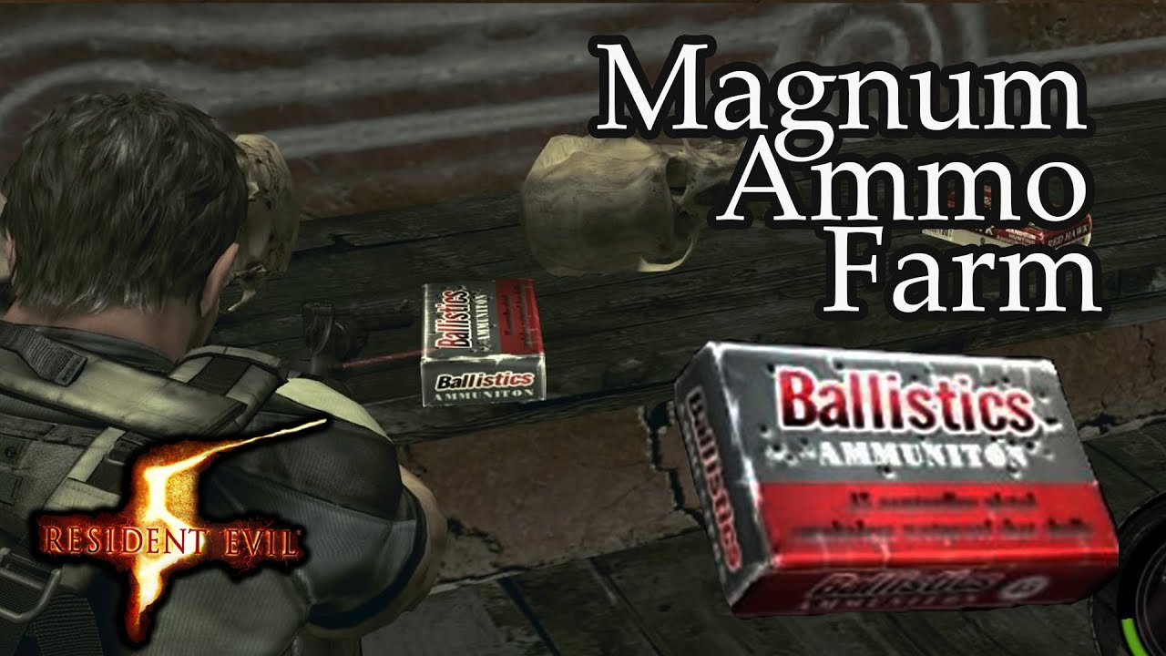 Resident Evil 5 - Easy Magnum Ammo Farm Exploit (2022)