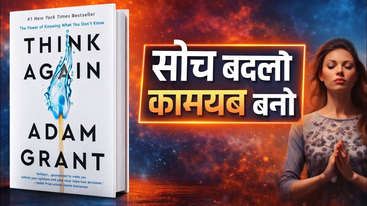 गलत होना भी सही है? जानिए कैसे Think Again Book Summary in Hindi#hindiaudiobook #summary #thinkagain