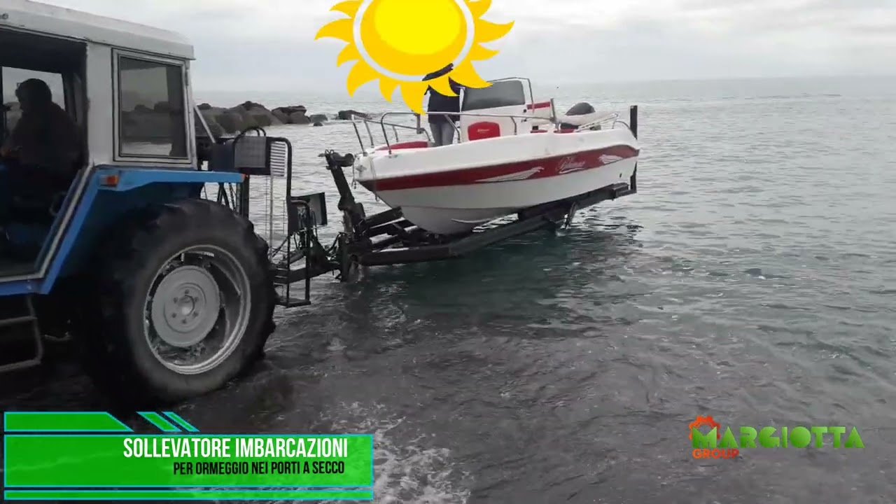 Elevatore per ormeggio imbarcazioni per porti a secco dry marine