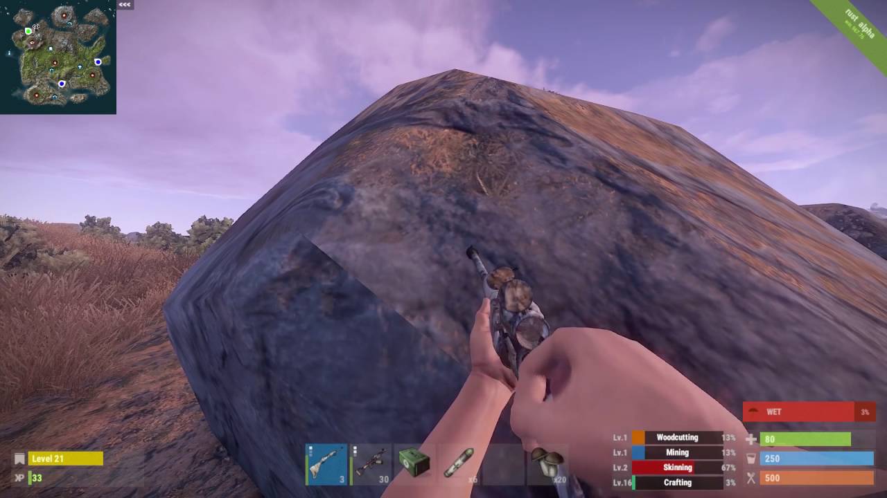 RUST and some heavy bullet drop