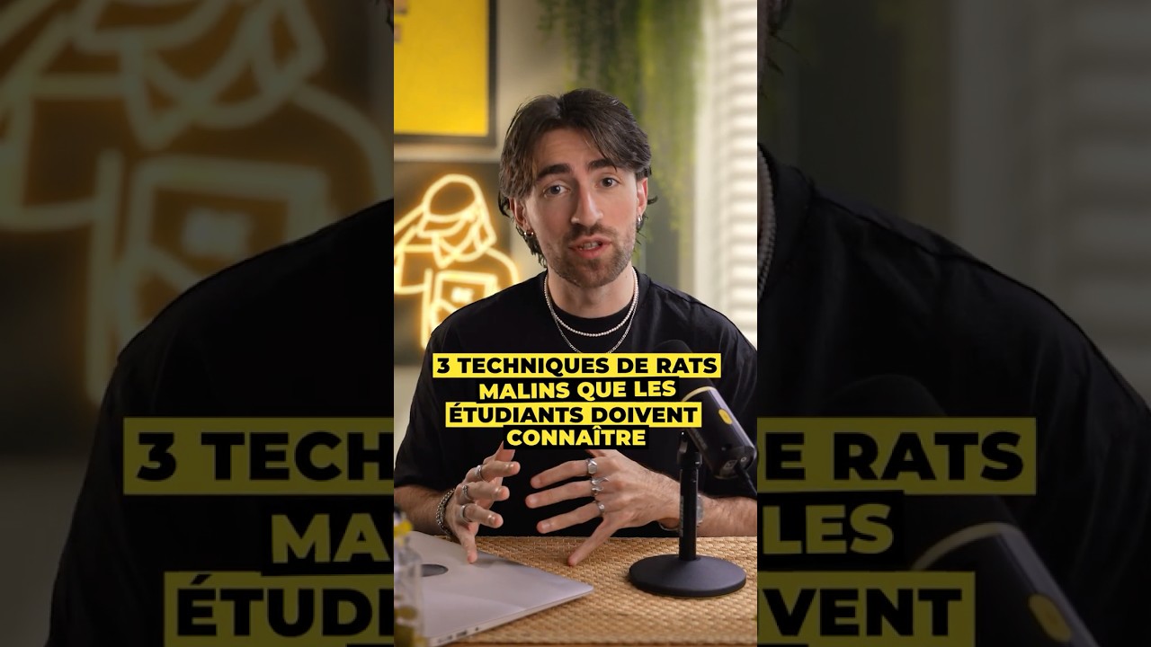 3 techniques de rats malins que tous les &eacute;tudiants doivent conna&icirc;tre - Pt.2 🐀💸
