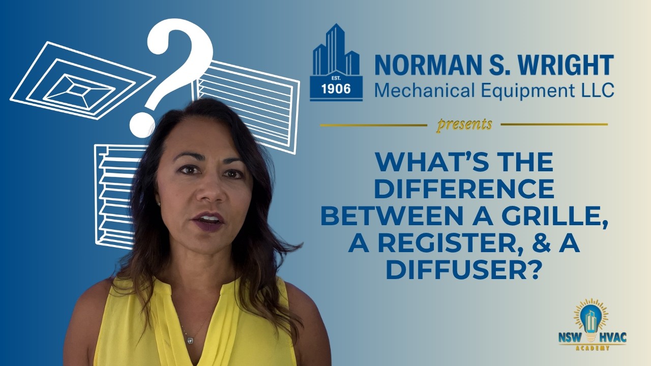 NSW HVAC Academy - What's the difference between Grilles, Registers, and Diffusers