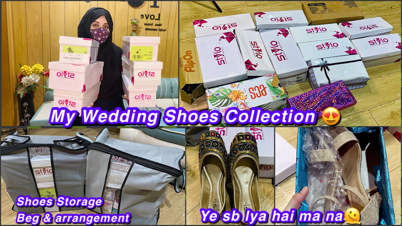 My Wedding Shoes Complete collection | Mera jaheez ka shoes | Ye sab le liya hai Mai na😍