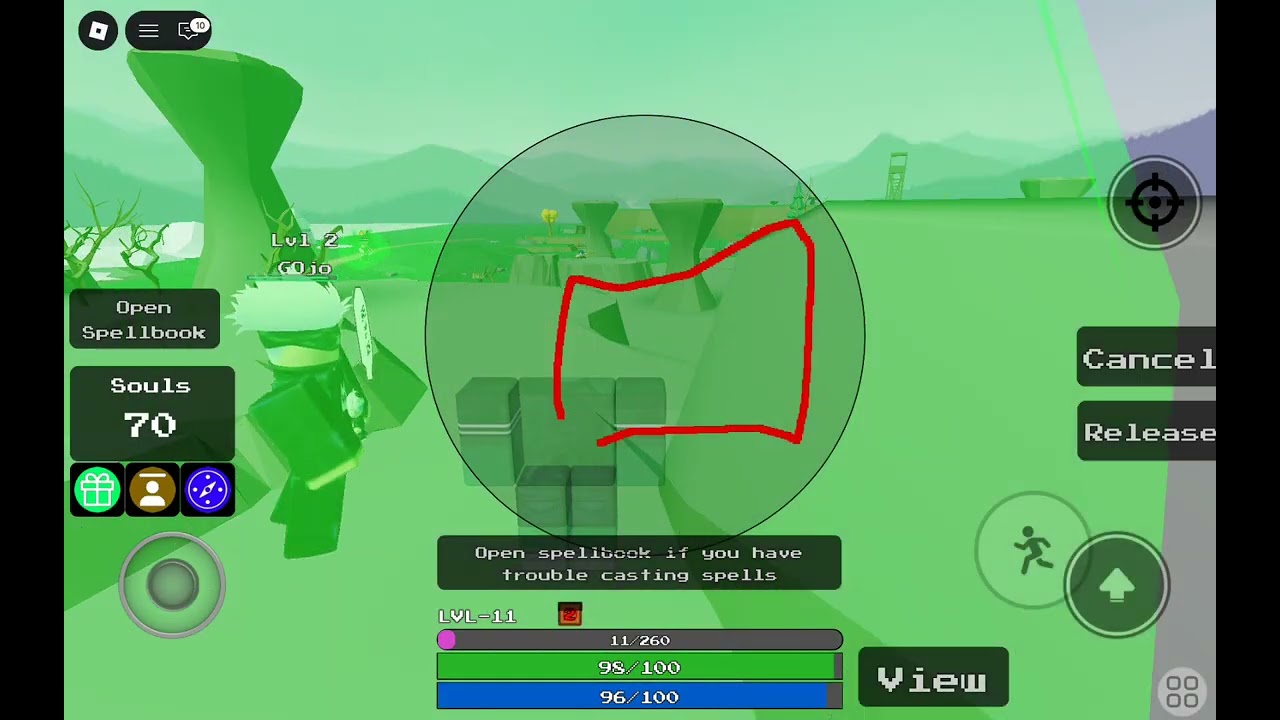 I play this game where I have to draw to cast a spell and kill people (lol)