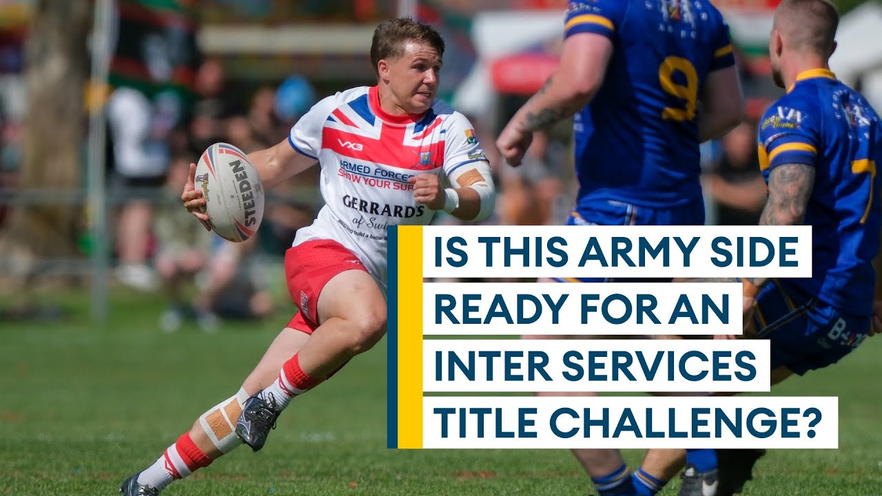 Army senior men's rugby league team deliver impressive display against Crosfields | ACTION