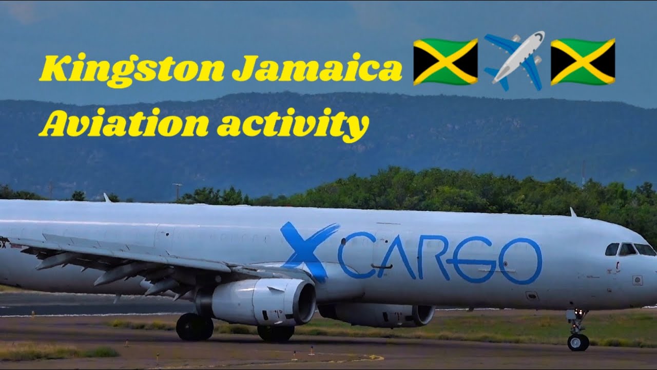 Amazing Kingston Norman Manley international airport 🇯🇲 Airplane spotting