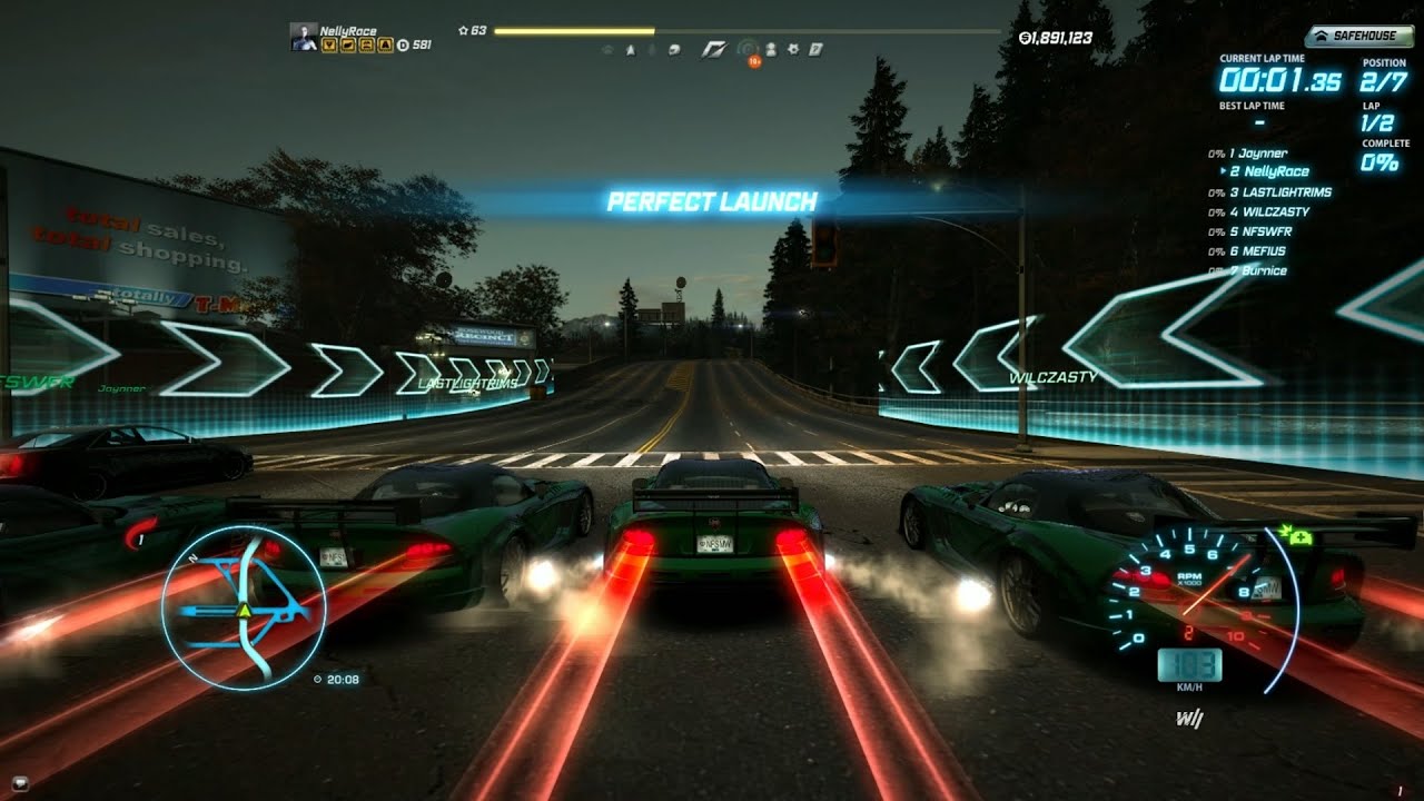 NFS World -  [TA] Dirt Alleys,Rosewood Circuit com Jaguar XK (X150) e Dodge Viper SRT-10 (ZB-I)
