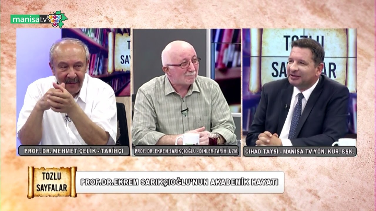 Tozlu Sayfalar - Prof. Dr. Mehmet Çelik (Tarihçi) / Prof. Dr. Ekrem Sarıkçıolu'nun Akademik Hayatı