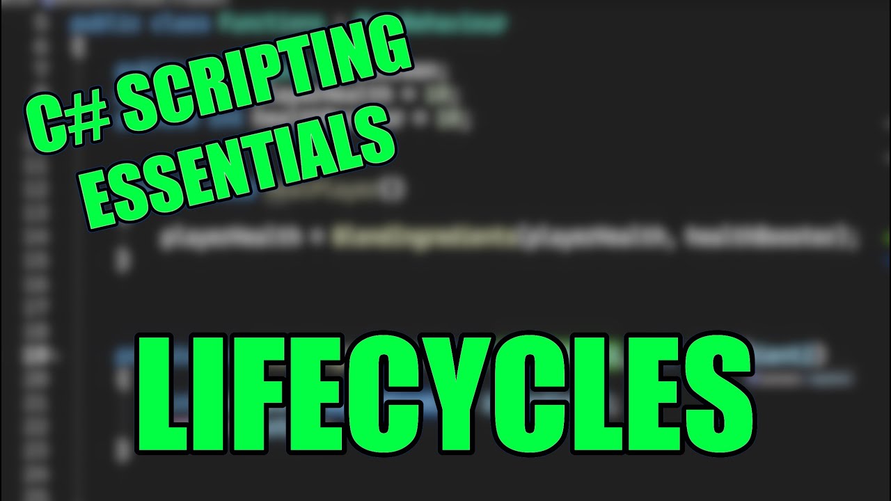 Intro to Lifecycle Methods in Unity! - C# Scripting Essentials