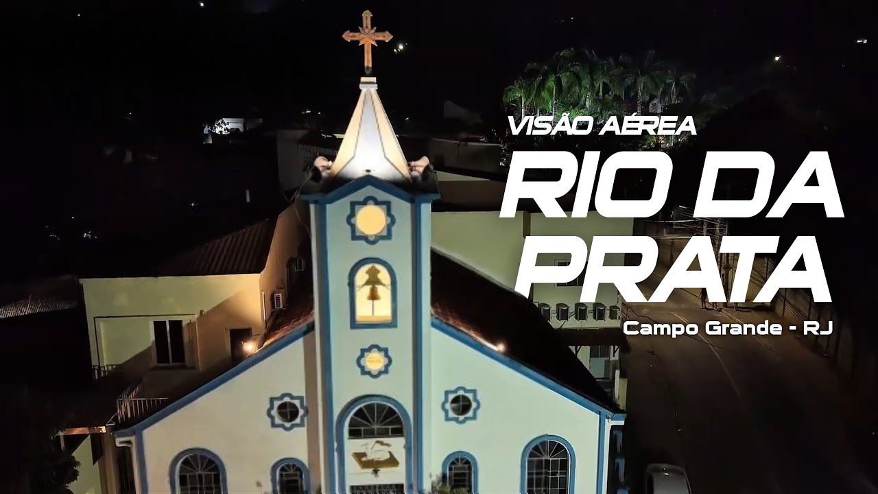 Rio da Prata de Campo Grande - RJ, Brasil vista de cima em Ultra HD por drone DJI Mini 5 Pro