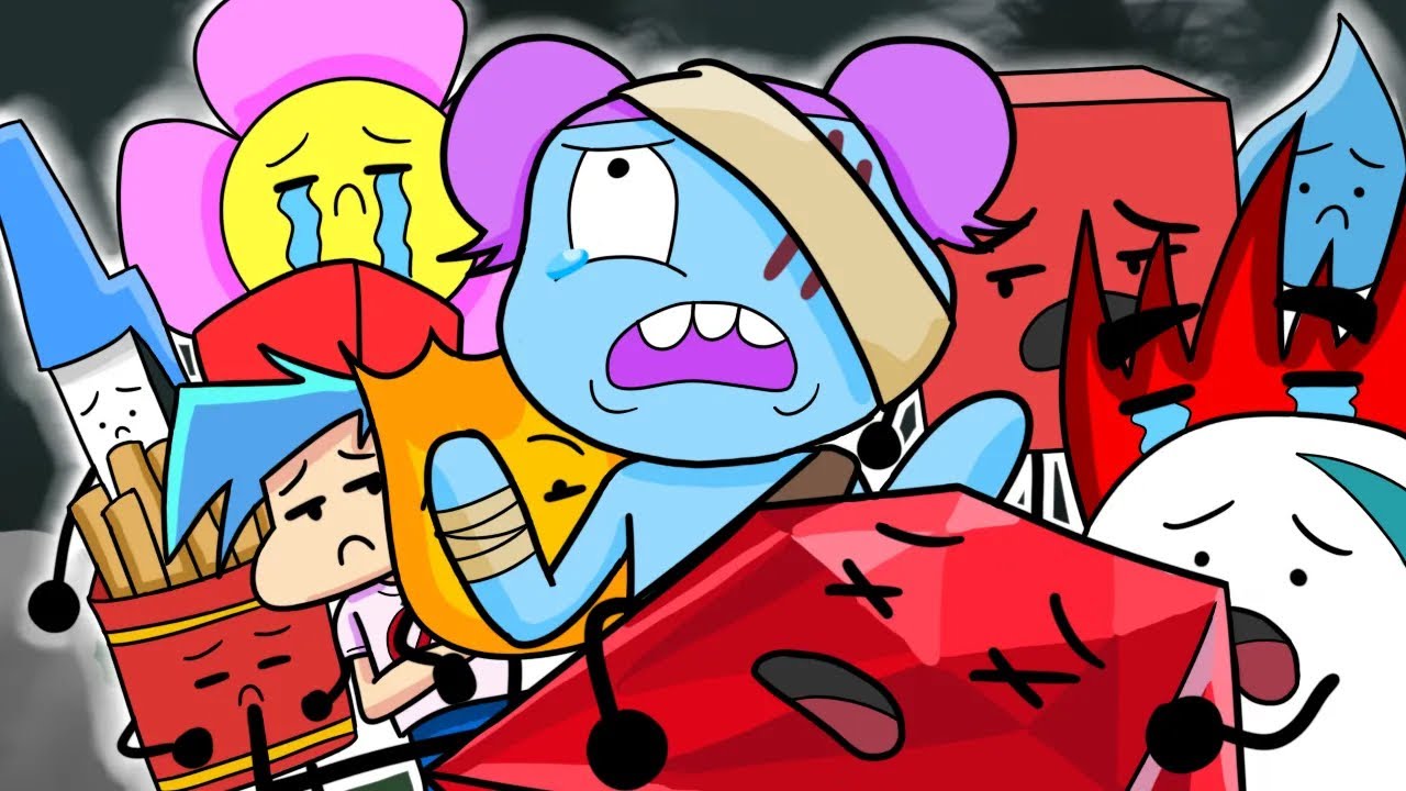 SAD BFDI PIBBY RUBY’s FUNERAL | LEARNING WITH PIBBY x BFDI x FNF ANIMATION