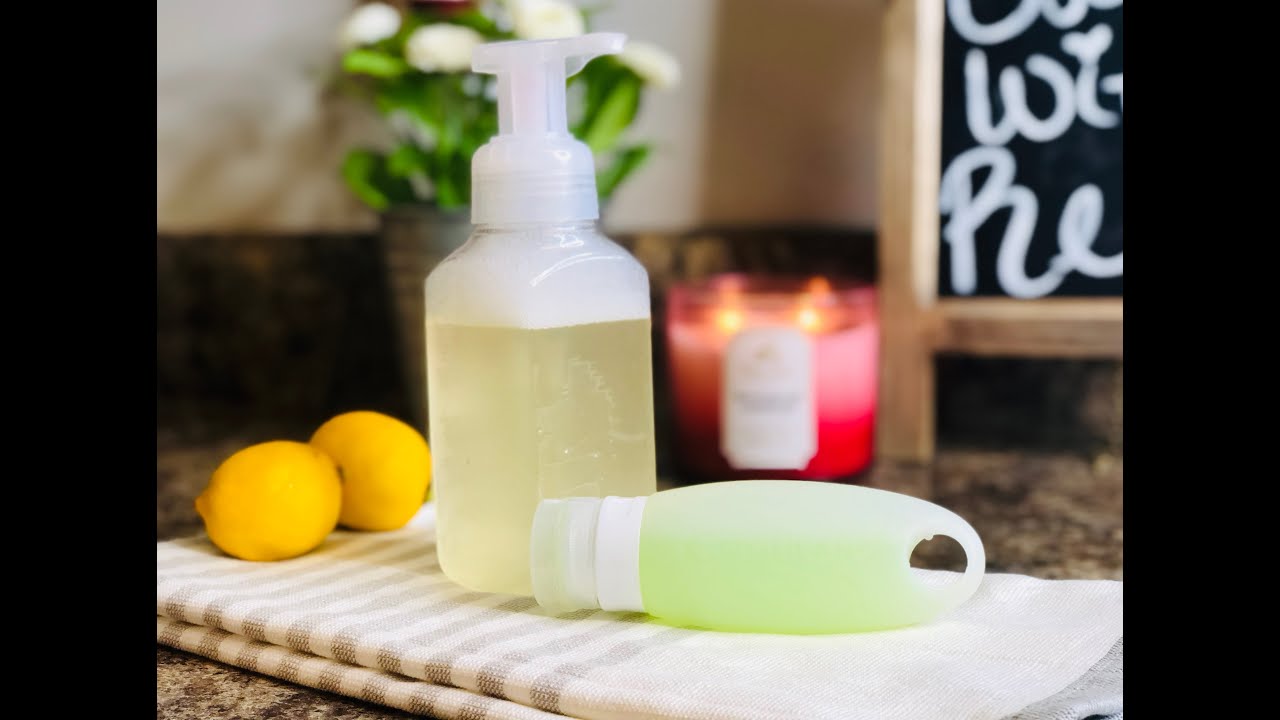 DIY FOAMING HAND SOAP & HAND SANITIZER | QUICK AND EASY (PANDEMIC SURVIVAL KITCHEN)