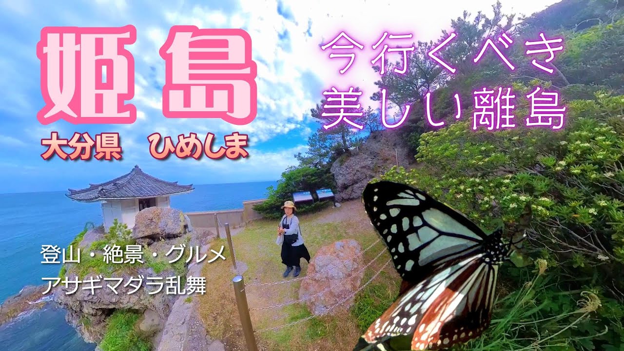 【姫島】大分県の離島・アサギマダラに会える【姫島】は魅力いっぱい過ぎて【今行かないで、いつ行く！】2024.5.5.