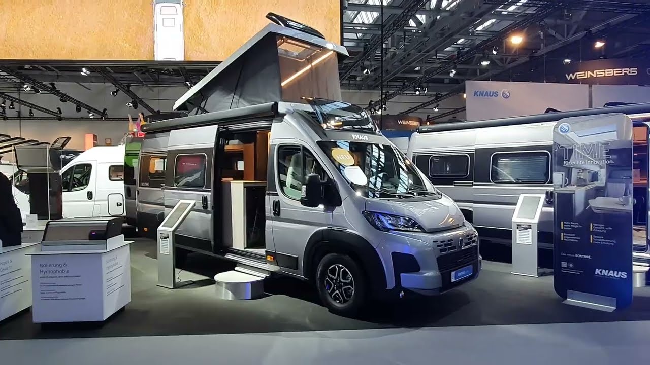 New for 2026!  A 100k CAMPER!! Knaus Box Time 630MX. HUGE STORAGE potential including MOTORBIKE.