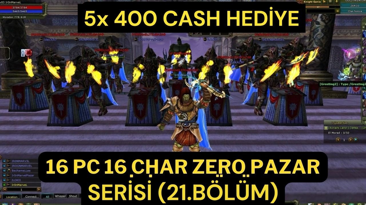 16 CHAR ZERO PAZAR SERİSİ 21. BÖLÜM 727GB KAR YAPTIK TOPLAM 2026 GÜNCEL! ÇEKİLİŞ! 1 BÖLÜMDE 49 GB !
