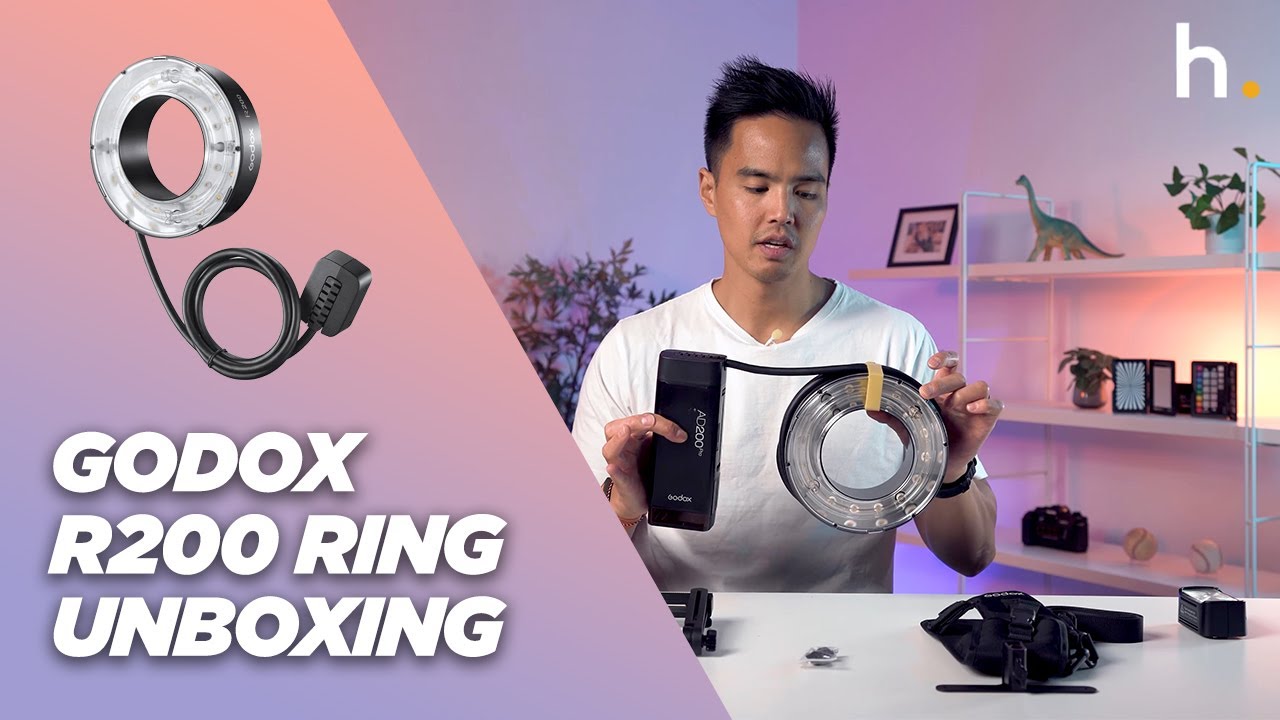 Godox R200 Ring Flash Head for the AD200Pro & AD200 Pocket Flashes | Unboxing