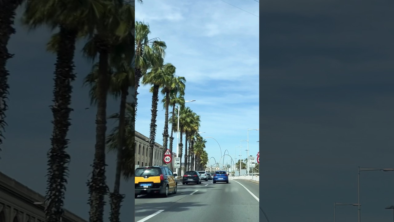 Barcelona Driving Tour 4K #youtubeshorts #driving #drivingtour #barcelona #shorts #short #travel