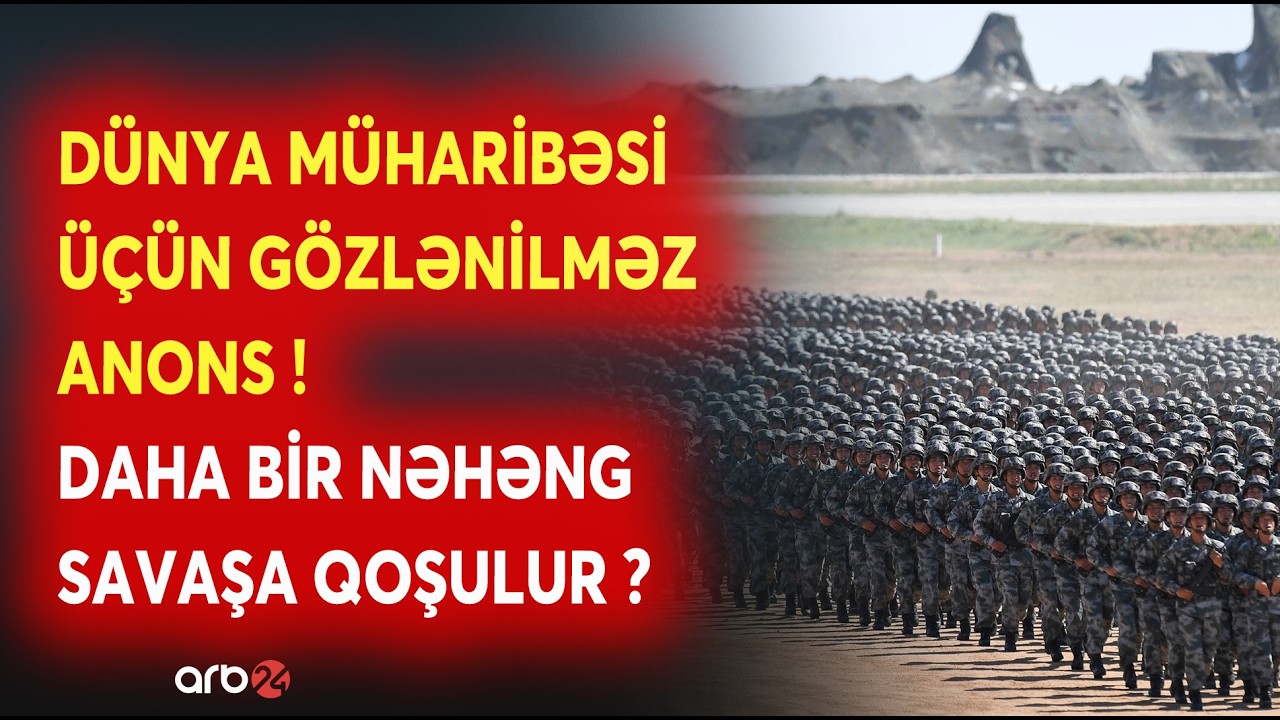 ABŞ-nin hücumu Çini HƏRƏKƏTƏ KEÇİRDİ: Dünya müharibəsi üçün ŞOK ANONS-Milyonluq ordu savaşa qoşulur?