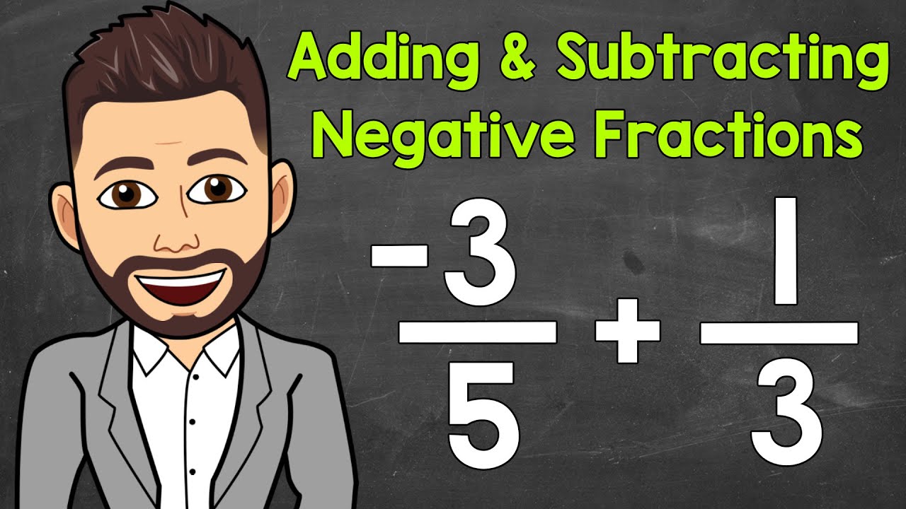 Adding and Subtracting Negative Fractions | Math with Mr. J