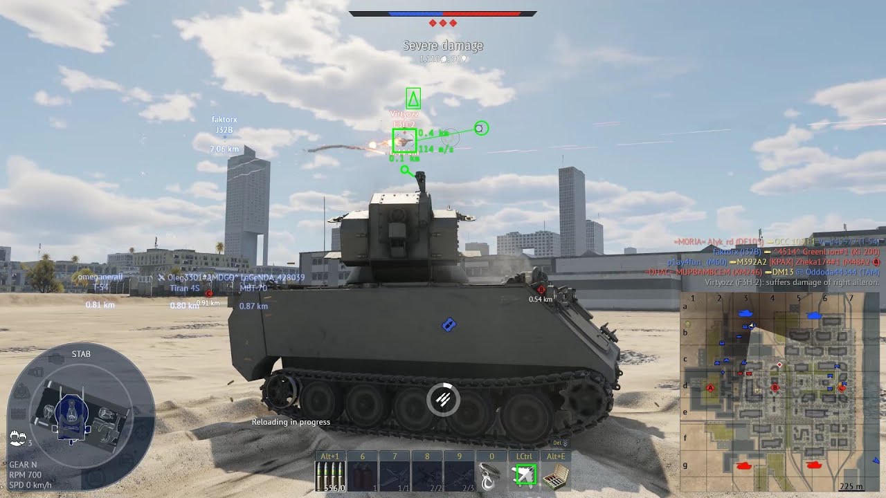 War Thunder; SIDAM 25; HEIT shells with very high drag only work well at short range; Ground Arcade