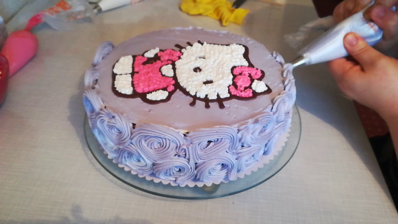 торт *Hello Kitty*