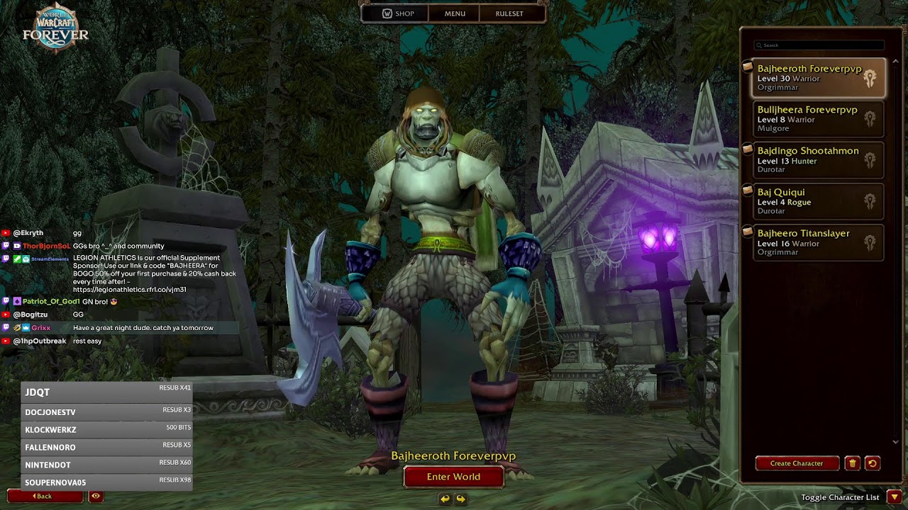 🔥WoW Forever Beta | Lvl 30 Undead Warrior PvP / PvE | 100K Duel Tourney Prep?!🔥