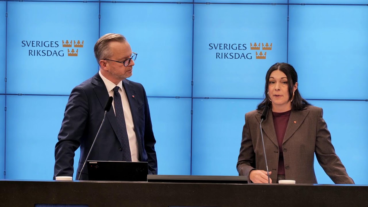 LIVE: Pressträff med Mikael Damberg och Teresa Carvalho