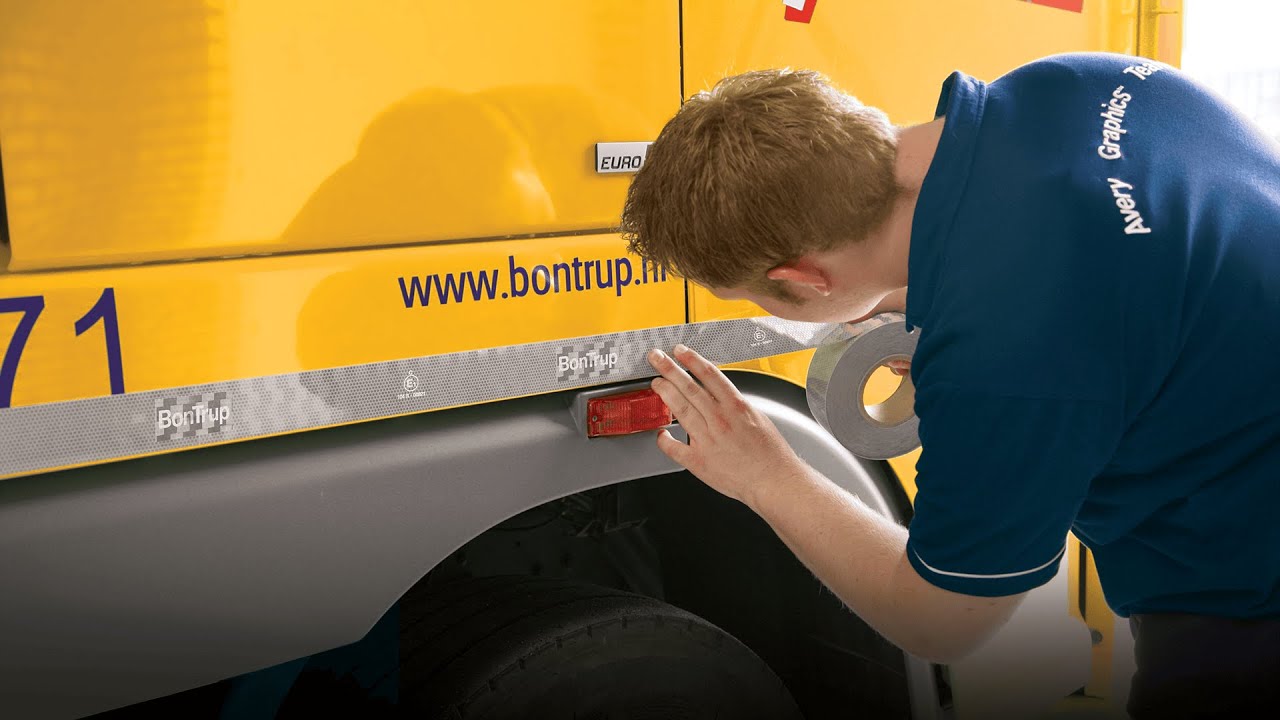 Avery Dennison V-6700B Conspicuity Tape Application Demo