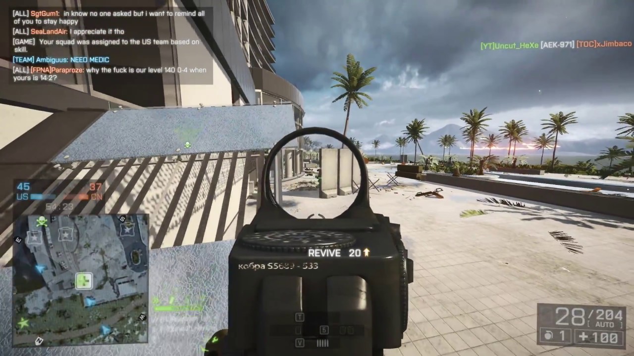 Battlefield 4 | PC | Playing With High Ping And Where The Best Players Are