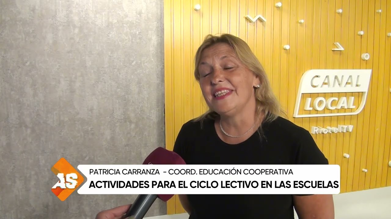 Actividades para el ciclio lectivo en las escuelas, Patricia Carranza