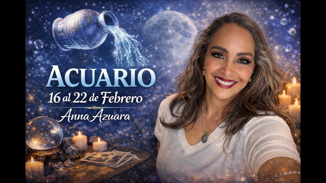 -ACUARIO - 16 al 22 de Febrero. ERES CONTROVERSIAL, TE AMAN O TE ODIAN.