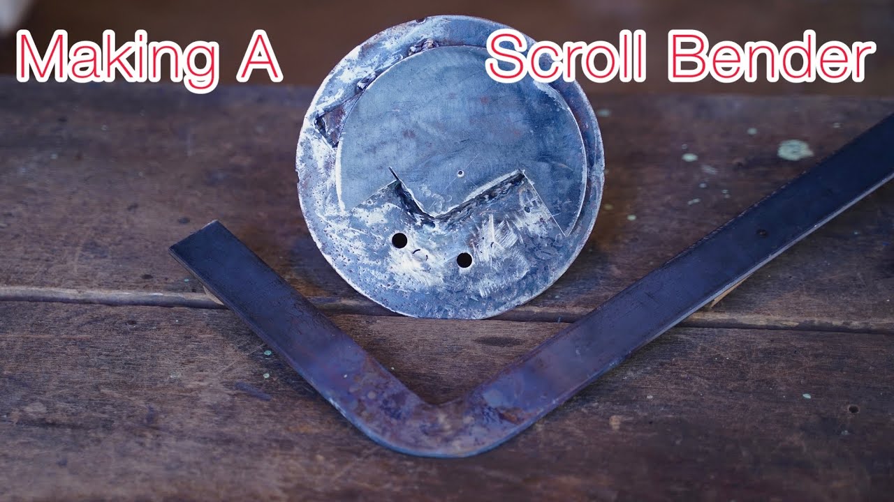 Making A Scroll Bender For Plate Thick Metal Part4