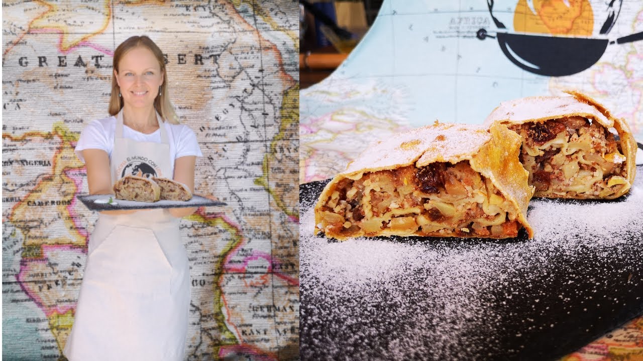 ¿Como preparar apfelstrudel como un austríaco? Receta original de strudel de manzana.
