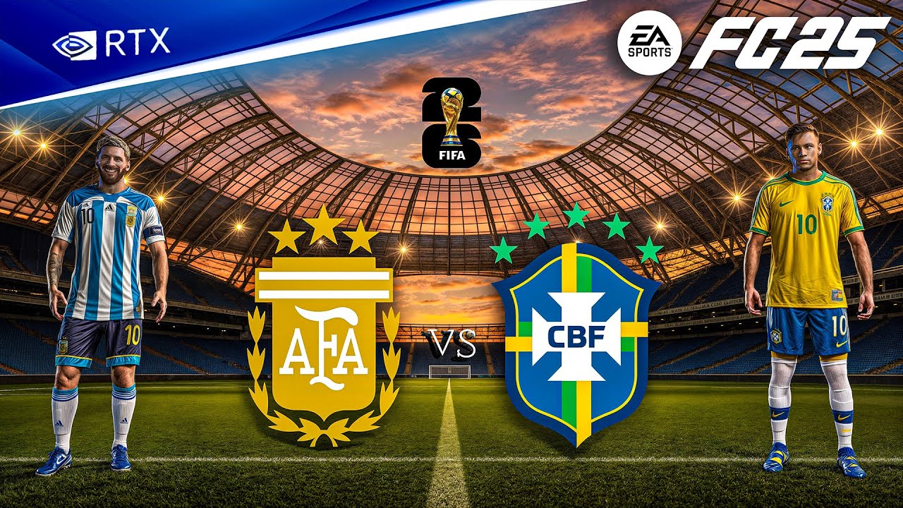 FC 25 - Argentina vs. Brazil | World Cup 2026 Qualifiers Full Match | PC™ [4K60]