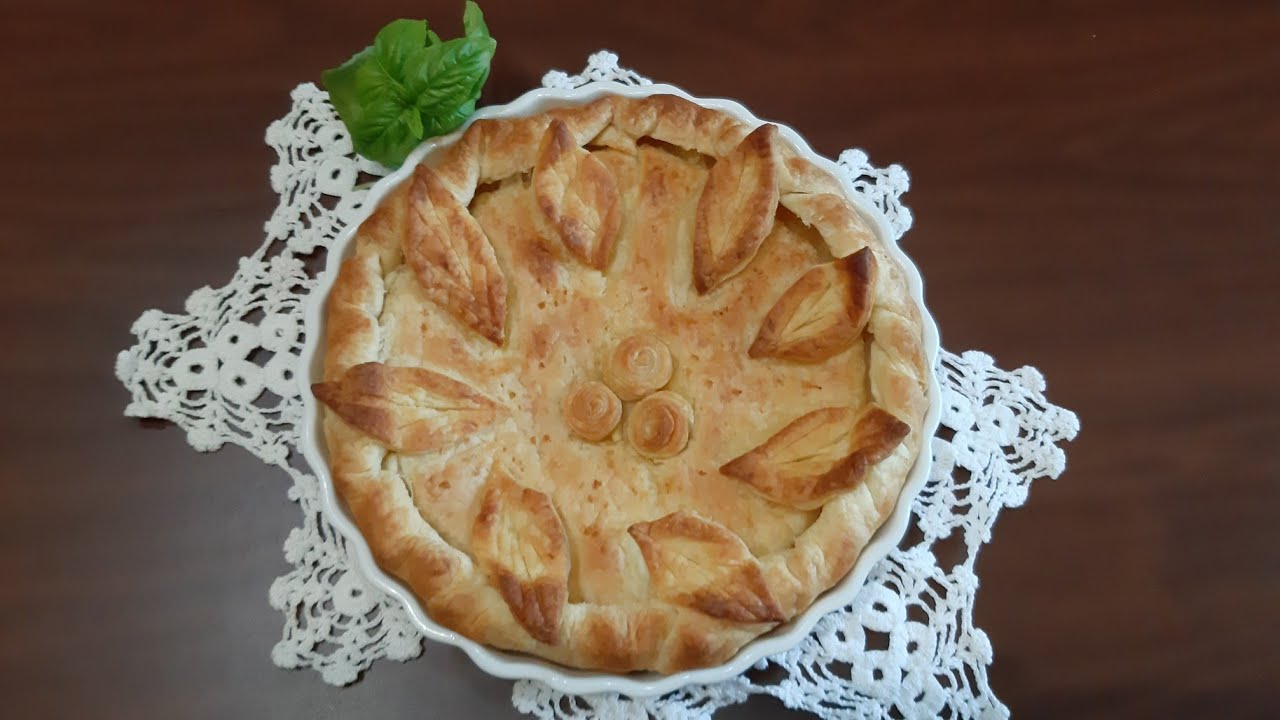 #PIZZARUSTICA DI #PASTASFOGLIA CON #PHILADELPHIA E #PROSCIUTTOCOTTO